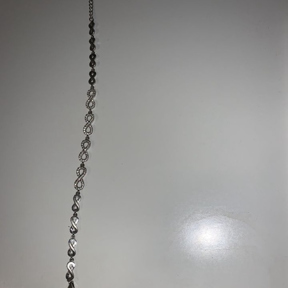 Sterling Silver Infinity Bracelet - Picture 2 of 2